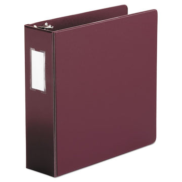 Universal® Economy Non-view Round Ring Binder, 3 Rings, 3" Capacity, 11 X 8.5, Burgundy freeshipping - TVN Wholesale
